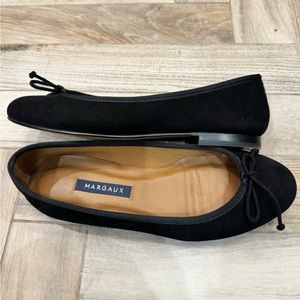 The DEMI suede black ballet flat MARGAUX, worn only a few times!
